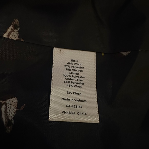 Talbots Wool Blazer Size 12 Plum - Picture 16 of 16